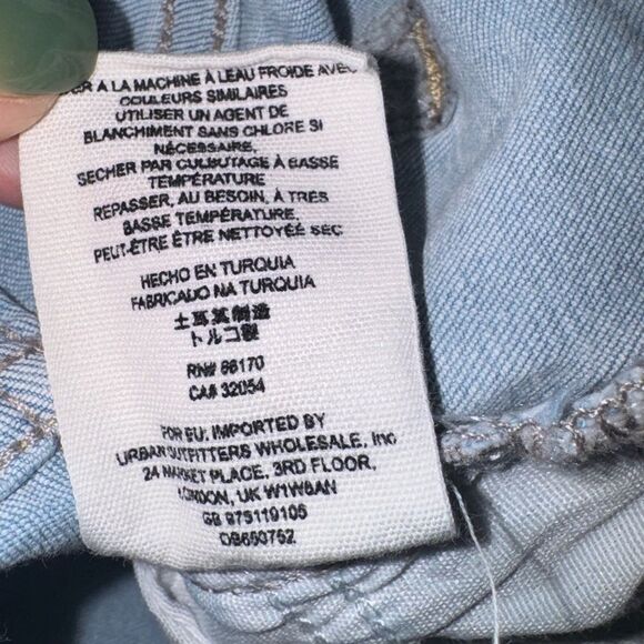 Free People Distressed Raw Hem Jeans Size 25 light wash - Picture 5 of 11